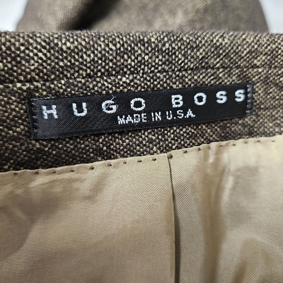 HUGO BOSS Men's Blazer 48R silk Wool - Picture 4 of 6